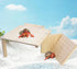 Set FlidRunest Wooden Large Hermit Crab W-Shaped Cave for Tank, Natural Hermit Crab Climbing Ladder Platform Toy, Safe