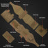 Pack Hammock LIVANS Molle IFAK Micro Trauma Pouch, Tactical First Aid Belt IFAK Bag Medical EMT Emergency Survival Med