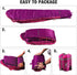 REDCAMP Kids Mummy Sleeping Bag for Camping, 3 Season Cold Weather, Fits Boys, Girls & Teens, Blue/Rose Red