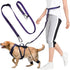 Heavy Duty Tactical Dog Leash for Medium and Large Dogs, 6 in 1 Hands Free for Training, 4-7FT Long Dog Leash, Green