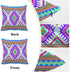 PIULlRAO Set 2 Summer 18x18 of Pillow Covers Bed Cotton Pillows Covers Farmhouse Fun Soft Cute Pillow Cover Tribal
