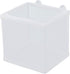 Fish Hatchery Breeder Box, Nylon Incubator Mesh for Fish Breeding Tanks Isolation Box (White Square, 20PCS)