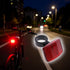 WsjiaboFux Red Bike Rear Safety Warnning Reflector Safety Bike Rear Reflector Light Back Reflective Boards Night Riding