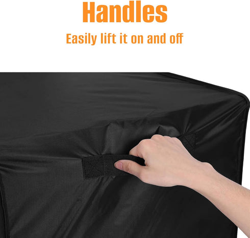 420D 80 Cooler Cart Cover Waterproof,Heavy Duty Oxford Fabric Fit for Most Quart Rolling Cooler Cart Cover,Patio Ice