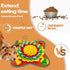 Tesitehi 25"x 25" Snuffle Mat for Dogs, Activity Feeding Mat for Small and Medium Pets, Interactive Feed Game
