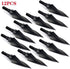 GPP 12pcs Keened Up Screw-in Twisted 3 Blades Broadheads, 125 Grain for Traditional Hunting