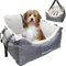 Small Dogs Car Seat Under 25 - Fully Detachable & Washable Ultra Soft Travel Bed with Clip-on & Storage Pockets