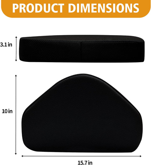 VGLCBBSTS Exercise Bike Seat Cushion, Stationary Bike Seat Cushion Pad, High Density Foam, Breathable Mesh Non Slip