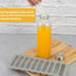 18 oz, 100% Set 6 Zukro Glass Juice Bottles with Lids for Juicing Reusable Clear Glass Water Bottles with Stainless