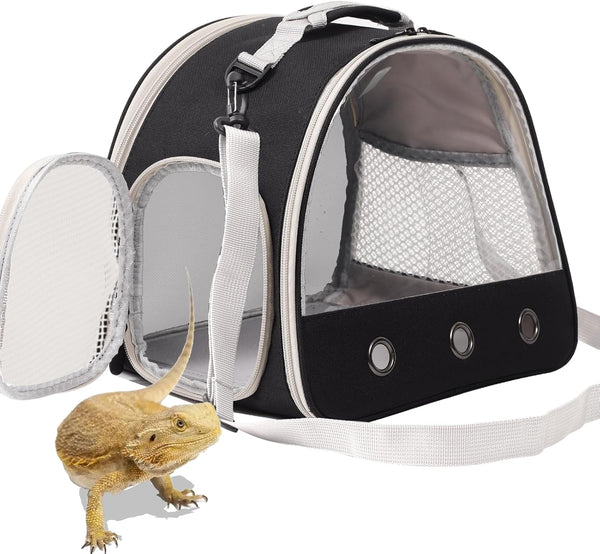 Bearded Dragon Travel Carrier,Lizards Carrier, Small Animal Travel Carrier for Sugar Glider