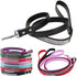 Scicalife PU Leather Dog Leash Training Walking Pet Leash Products Colorful Walking Leashes with Sparkly Studded Rhinestone for Cats or Dogs (Black) Pet Leash