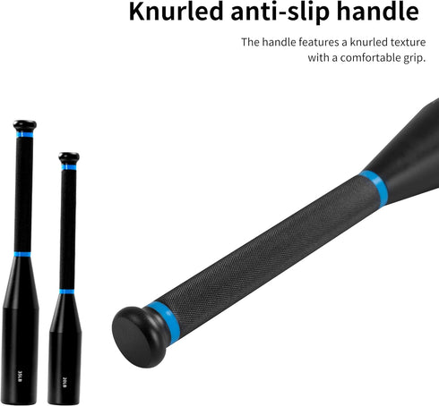 hazoooo Set (6.535 lbs) 6in1 Adjustable Macebell & Pure Steel Barbell Indian Clubs & Barbell Kit for Full Body, Grip