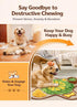 28.3''x28.3'' HOPET Snuffle Mat for Dogs Large Breed, Interactive Puzzle Dog Food Mat, Easy to Clean, Durable, Mental