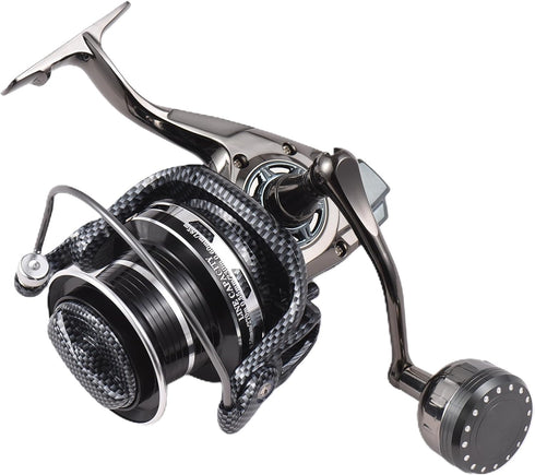 Lixada Fishing Reels Spinning Reel, Long Casting Snake Pattern, 14+1 High Speed Gear Ratio for Saltwater/Freshwater