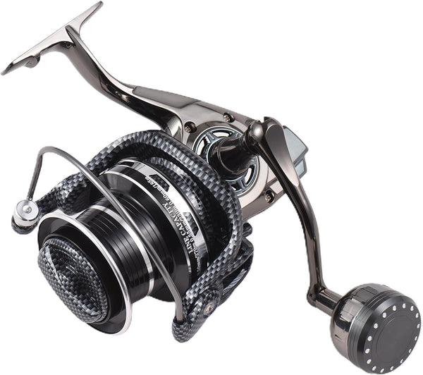 Lixada Fishing Reels Spinning Reel, Long Casting Snake Pattern, 14+1 High Speed Gear Ratio for Saltwater/Freshwater