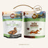 Smart Cookie All Natural Duck & Squash Dog Treats - Grain Free, Chewy, Human-Grade, 5oz Bag for Allergies