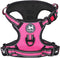 PoyPet No Pull Dog Harness, Reflective Adjustable No Choke Vest with Front & Back Leash Attachments for Small Medium