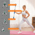 Upgrade Elastic Fitness Exercise Bar for Body Physical Therapy, Core Strength Training, and Stability Workout at Home