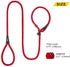 Fida Durable Slip Lead - 6 FT x 1/2" Heavy Duty Rope for Large Dogs, No Pull Training Loop Leash, Red