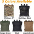 Tactical Foraging Bag, Lightweight Molle Roll Up Dump Pouch, 500D Nylon Collection Mag Pouch for Hiking
