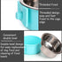 kathson 3 PCS Crate Dog Bowl, Stainless Steel Removable Hanging Food and Water Feeder Bowls for Pets