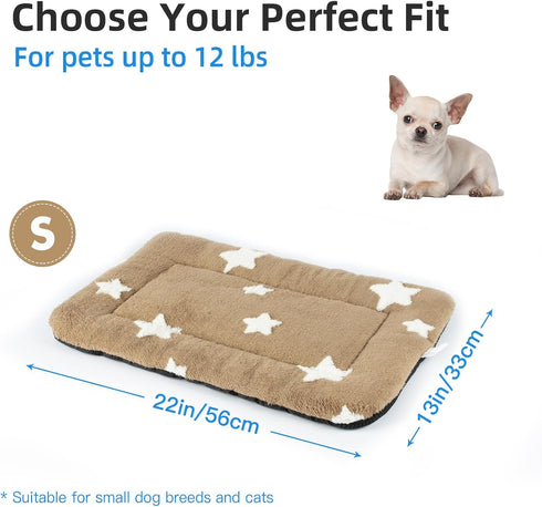 Mora Pets Cat Bed for Indoor Cats, Washable Dog Crate Pad, Soft Flat Puppy Mattress for 22 inch Cage