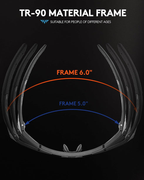 UV Protection Cycling Sunglasses for Men and Women, Impact Resistance Z87.1 for Construction
