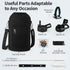 One Gallon Insulated Water Bottle with DIY Stickers, 128oz Large Sports Stainless Steel Jug, Triple Wall Vacuum Cold
