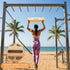 JolliLudo Climbing Hangboard Rock Climbing Fingerboard Gifts Portable Mounted Training Station Pull Up Bar Wooden Hand