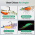 TRUSCEND Pre-rigged Fishing Jig Lures for Freshwater and Saltwater, Super Durable TPE Bass Lures, Weedless Crayfish