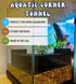 Chatelet Aquarium Underground XL Corner Tunnel | Fish & Shrimp Hideout for Aquariums | Unique Underground Viewing Tunnel | Made in USA (XL Corner, Black)