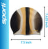 Sporti Silicone Swim Cap - Lightweight Non-Slip Swimming Cap for Women and Men, Easy Wear and Removal