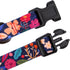Rhea Rose Dog Collar - Special Design Cute Black Floral Pattern Collar for Large Dogs (Black, L)
