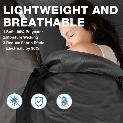Ultralight Sleeping Bag Liner, Travel Sheets & Adult Sleep Sack - Portable Summer Sleeping Bag for Camping, Hotels