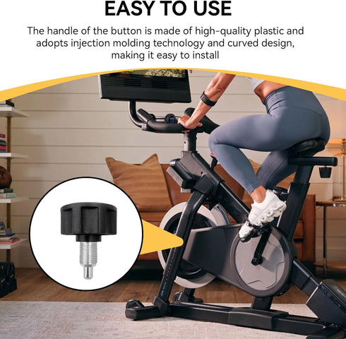 4Pcs M16, Pop Pull Pin Knob Adjustment Fitness Pop Pull Pin Knob for Fitness Equipment, Exercise Bike Pin Knob