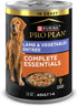 Purina Pro Plan Complete Essentials Lamb and Vegetables Entree in Wet Dog