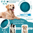 WUDIGGBO Dog Lick Bowl, Non-Slip Slow Feeder Dog Bowl, Silicone Licking Mat with Treat Dispenser, Entertainment Dog
