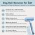 Dog Hair Remover for Car, Complete 3 in 1 Pet Hair Detailer Brush - Auto Detailing Tool for Car and Home Removes Hair from Car Seats, Carpets, and Couches, Reusable Fur Cleaning Solution