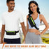 WHIPPY Slim Running Belt Fanny Pack for Women Men, Elastic Runners Belt Waist Pouch Chest Bag Phone Holder Waist Pack