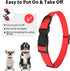 Soft Padded Breathable Cotton Dog Collar by lynxking, Solid Color Strong Adjustable Pet Collar for Little Puppy