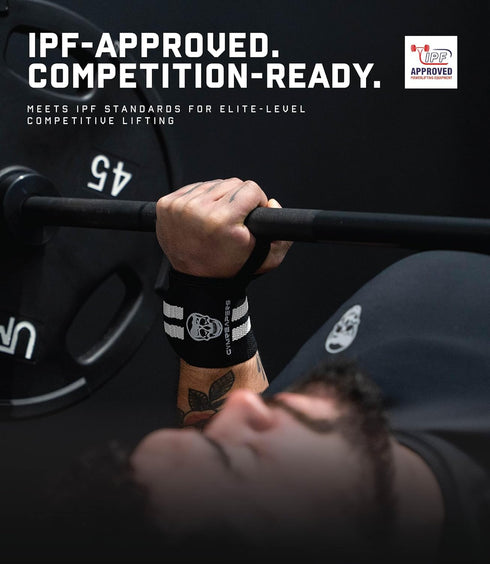 Gymreapers Weightlifting Wrist Wraps, 18" Professional Quality Support with Heavy Duty Thumb Loop