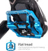 FOOKER MTB Mountain Bike Pedals, 3 Bearing Flat Platform, Compatible with Sealed Clipless Aluminum Pedals