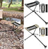 Tzdxfgl Hammock Camping Chair Foot Rest, Foldable Chair Footrest, Folding Attachable Camp Chair Leg Rest, Outdoor