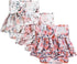 3 Pack QBD18XL CuteBone Female Dog Diapers with Skirts Reusable Puppy Dresses Pants for Heat Cycle Period