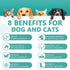 1 Pack-Delicious Oil for Dogs and Cats & Appealing Rich in Vitamins and Fatty Acids