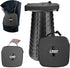 ZTMT Upgraded Square Folding Stool, Max Load Capacity 485lbs, Portable Collapsible Seat, Telescoping