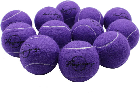 Magicorange Tennis Balls, 12 Pack Advanced Training Balls with Mesh Bag for Easy Transport, Ideal for Beginners