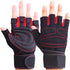 RiToEasysports Fitness Gloves, Non Slip Microfiber Silicone Palm Breathable Ottoman Back with Wrist Wrap