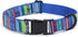 Multi-Colored Stripe Dog Collar, Soft Adjustable with Metal Buckle for Small, Medium, Large Dogs, Perfect Pet Gift