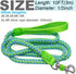 Reflective Dog Leash - 2/3/4/6/10 Foot Strong Nylon Rope Braided Heavy Duty for Large and Medium Small Dogs Walking